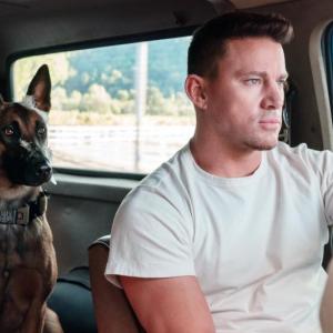 Channing Tatum and Lulu in a scene from “Dog” opening Friday for two shows. Courtesy of the venue