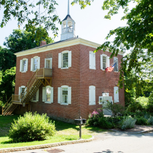 The Maine Art Gallery has been successful in obtaining a second grant in 2022. This one will deal with water seepage into the foundation of the 215 year-old structure. Photo by Bob Bond