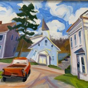 One of Sarah Fisher’s watercolors from last year’s show. Courtesy of River Arts