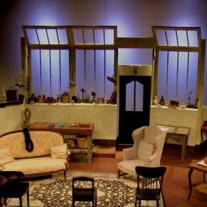 The stage is set for Heartwood's drama, "The Chalk Garden," by Enid Bagnold opening May 20 at the Poe Theater, Newcastle. Courtesy of Heartwood