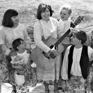 Karol Clark, center, as Maria in the production that brought music back to the Waldo. Fletcher Smith McNaboe, to her left, played Brigitta and will perform “Suddenly, Seymour" with Andrew Luke. Courtesy photo