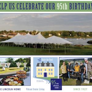 Poster for The Lincoln Home’s Lawn Party. Courtesy photo