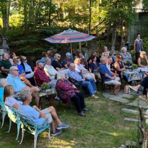 Singer-songwriter John Shindler performs at the Veggies to Table fundraiser at Mt. Pisgah, Boothbay Harbor. Courtesy photo