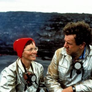 Katia and Maurice Krafft in “Fire Of Love.” Film opens Friday, Sept. 16 at Lincoln Theater. Courtesy of the venue