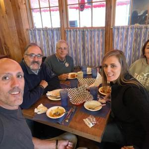 The Vi Lee family at Community Lunch. From left, Chris, Russell, Vi, Ashley and Taryn. Courtesy photo