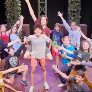 The cast of “Aladdin, Jr.,” Heartwood’s 2022 summer camp production, Courtesy of Heartwood