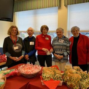 Auxiliary volunteers ready to serve luncheon at St. Andrews Campus Feb. 14, Volunteer Appreciation Day. Courtesy of