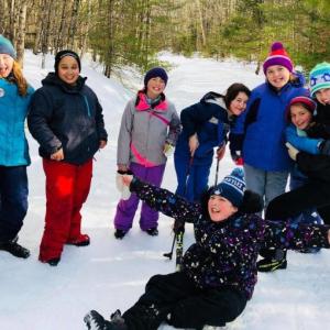 Hearty Adventurers on the trail in Lincoln County. Courtesy of Shannon Parker/Hearty Roots