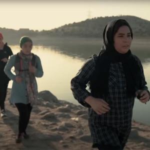 In the inspiring film “Free to Run” Stephanie Case competes in a grueling 450 kilometer ultra marathon while raising awareness for Afghan women and girls who fight for the freedom to participate in sports. Courtesy Coastal Rivers