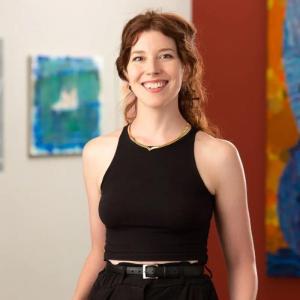 Lauren Donovan is juror for the “Dark & Light” show. Courtesy of River Arts