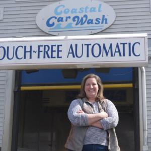 Terri Herald, owner with her husband, Darick, of Coastal Car Wash and Detail Center in Damariscotta and Coastal Car Wash and The Harbor’s Choice Laundry and Dry Cleaning in Boothbay Harbor. Photo by Sherwood Olin/LCN