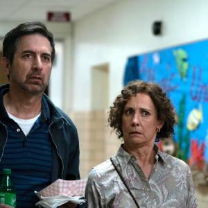 Ray Romano and Laurie Metcalf in a scene from “Somewhere In Queens” opening Friday at Lincoln Theater. Photo: Mary Cybulski. Courtesy of Roadside Attractions