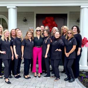 Spa team with Giselaine Coulombe. Courtesy photo