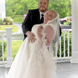 Newlyweds Dylan Small and Adelina Lewis. Photo courtesy of Addie Small.