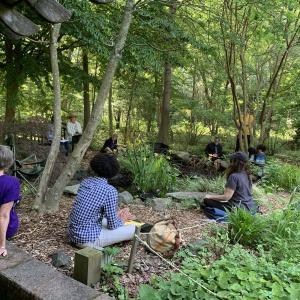 Wow. Writers in the park. Dulcie Witman photo