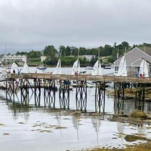 Boothbay Harbor Yacht Club youth sailors. Courtesy of BHYC