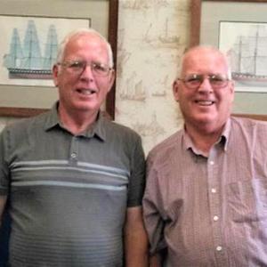 Brothers Dwight, left, and Duane Lewis will present an encore program at the Boothbay Region Historical Society on Thursday, Aug. 24, at 4:30 p.m. entitled “The Bridge Tenders” about their fascinating and unusual experiences tending the Southport Bridge and other local bridges over the course of their long careers. By reservation only. Courtesy photo