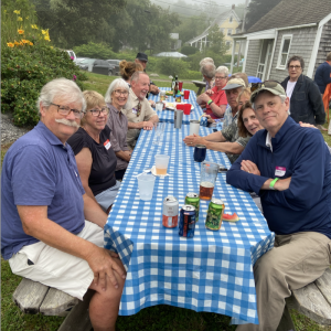 Some of the attendees at the SYC lobster bake. Courtesy of Hollyanna H. Bates