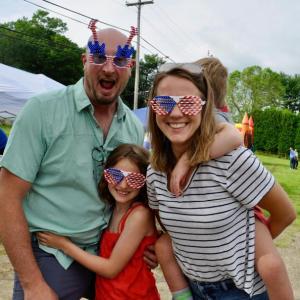 The Jackson family of Kittery and South Bristol, Maine celebrating the Fourth in style. Kim Traina photo