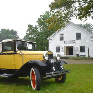 East Boothbay resident Nat Wilson’s 1951 Model A Ford during Antique Auto Day at Boothbay Railway Village July 15. FRITZ FREUDENBERGER/Boothbay Register