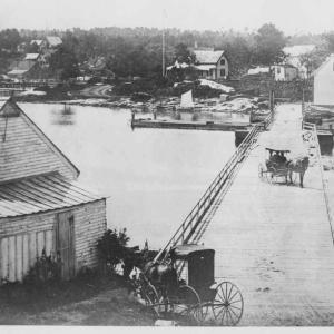 The first bridge at its current location. Courtesy photo