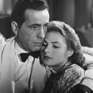 Bogie and Ingrid Bergman in “Casablanca” screens in March. Courtesy of Warner Brothers