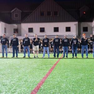 Members of the Lincoln Academy 1987 State Championship boys soccer team are featured in "Soccer Memories" premiering this Saturday at 6 p.m. on local channel 7 and LCTV.org. Photo courtesy of Lincoln Academy