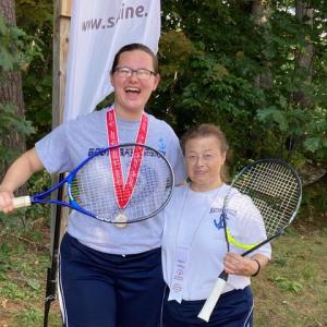 Valerie Giles, left, and Ronda LeConte. Courtesy of Toby LeConte