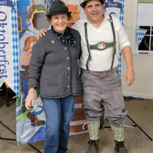Linda Clapp and Bruce Harris during Rotary’s Oktoberfest celebration. Courtesy photo