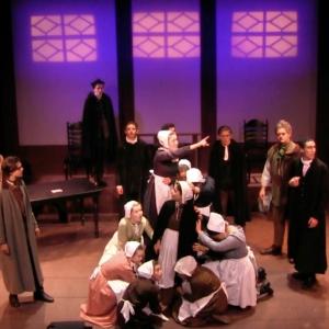 The Lincoln Academy cast of Heartwood’s production of “The Crucible” opens Thursday, Oct. 26 for six shows. Courtesy of Heartwood
