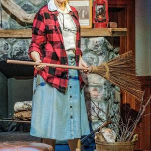 Actress Jean Tafler as Margaret Hamilton in “My Witch: The Margaret Hamilton Stories.” Courtesy of The Public Theatre