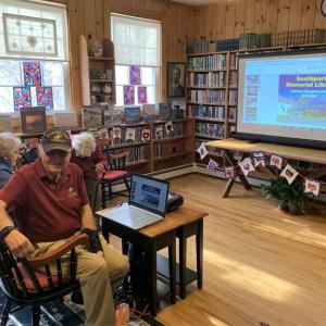 Jim Singer will once again show his video tribute to veterans at the Veterans Day ceremony at Southport Memorial Library. File photo