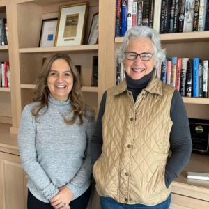 Newcastle Realty agents Jane Oliver-Gravel, left, and Debby Schling. Courtesy photo