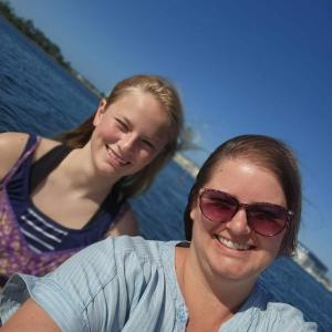 Krystle Hodgdon, front, with her daughter, Arabella Hodgdon. Courtesy photo