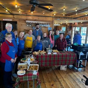 The volunteers and Brady’s workers at Community Lunch Jan. 29. Jennie Mitchell photo