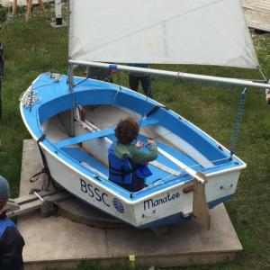 Learning about sailing at Boothbay Sea and Science Center in summer 2023. Courtesy photo
