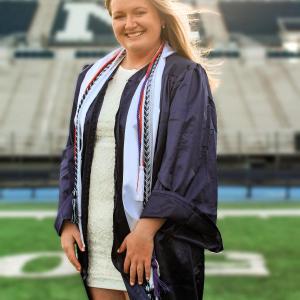 Riley Sullivan at her UMaine graduation in May 2023. Courtesy photo