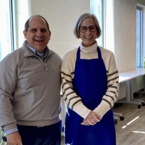 BRYMCA Board President Bruce Harris and Vice President Judy Ryan at a recent staff appreciation event. Courtesy photo