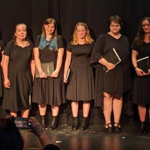 The Seahawk Singers at the May 29 concert. CANDI JONETH/Boothbay Register