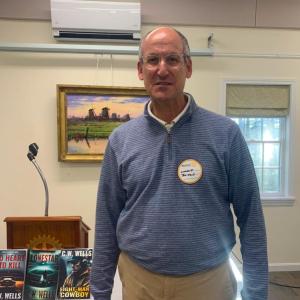 Author Charlie Britton, guest speaker at the May 9 meeting. Courtesy photo