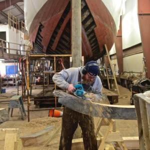 Ross Branch, shipwright and program manager for Bristol Marine. Courtesy photo
