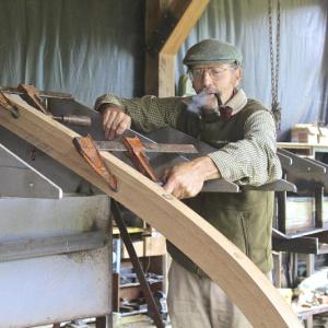 Boatbuilder David Stimson. Robert Mitchell photo
