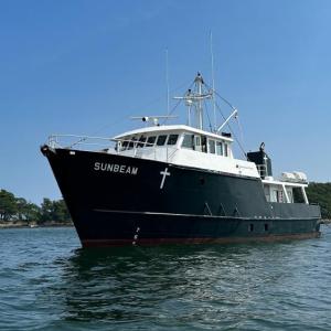 Sunbeam in Casco Bay in 2023. Courtesy of Maine Seacoast Mission