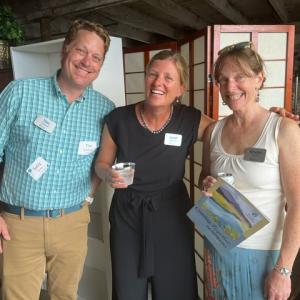 Midcoast Conservancy’s co-executive directors, from left, Tim Trumbauer, Sarah Giffen Carr and Kristin Pennock. Courtesy of Midcoast Conservancy