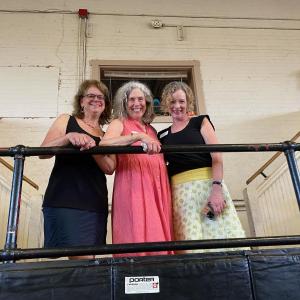 New Hope Midcoast Executive Director, Rebekah Paredes, right, and Joan LeMole, Development Director, left, are pictured with Susan Schor, founder of Shop for Hope. Courtesy photo
