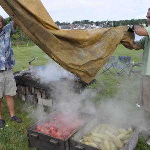 Long time Lincoln Home Board member, Bruce Bachelder, enlists his family and friends each year to volunteer their time and talents, along with our Culinary Team at Lincoln Home, to create a mouth watering feast not to be missed! Kim Traina photo