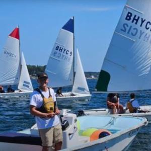 Sailing in the harbor. Courtesy of Chris Liberti