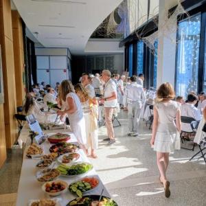 Veggies to Table auction fundraiser at Bigelow Laboratory. Courtesy of Mary Jo Marquis