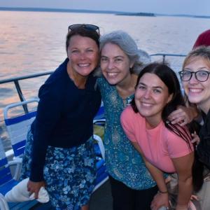 Guests enjoyed a sunset cruise in the Harbor and up the Sheepscot, viewing BRLT preserves along the way. Courtesy of Kelsey Moon @kelseymoon14
