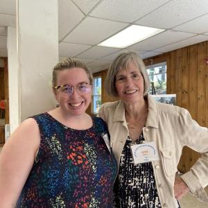 Camp director Erin Gray and Judy Ryan, the Y’s VP of the Board. Courtesy photo